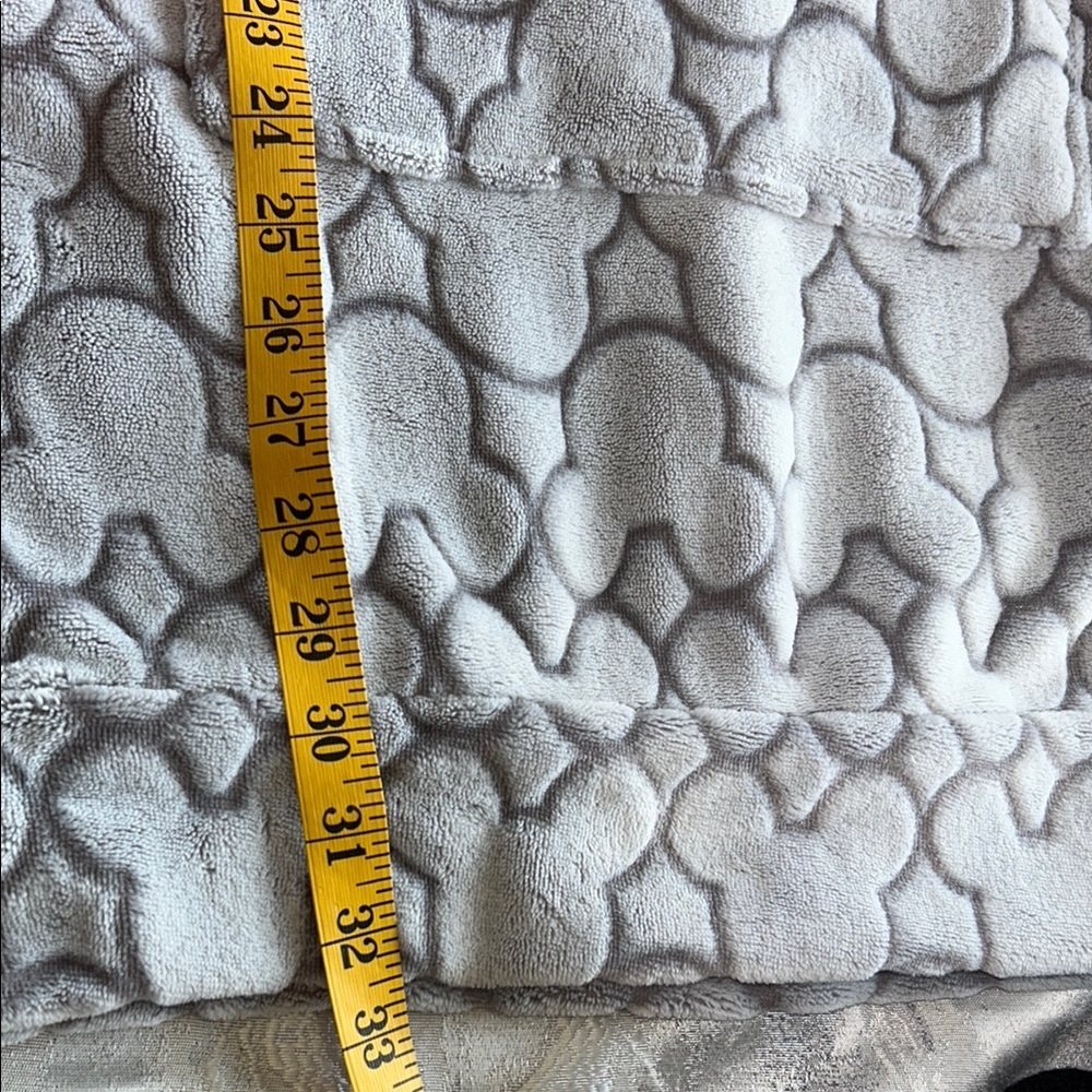 Disney Gray Hooded Robe with Mickey Pattern - Picture 8 of 12